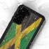Jamaican Flag Dark Wood Galaxy S24 Plus Waterproof Case